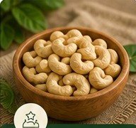 Bowl of finished premium cashews
