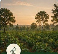 Cashew orchard at sunrise