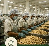 Hygienic cashew processing line